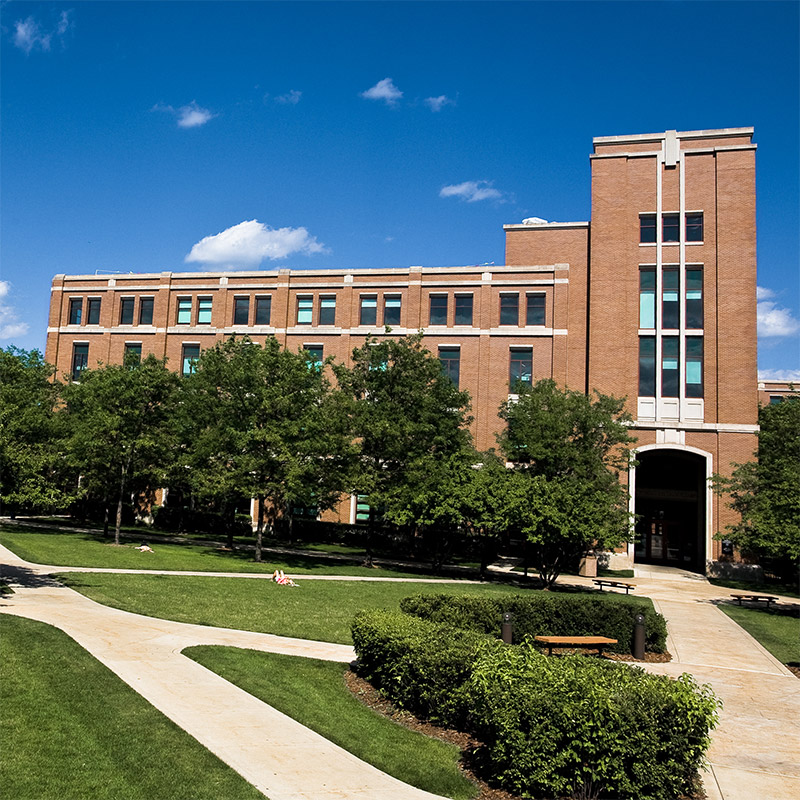 Exterior of John T. Richardson Library